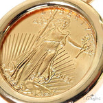 Plain Frame 1 Oz Liberty Coin Pendant 68519 - Image 3