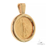 Plain Frame Half Oz Liberty Coin Pendant 68518 - Image 2