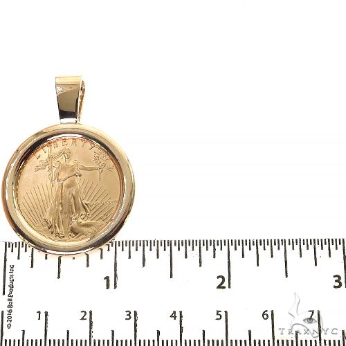 Plain Frame Half Oz Liberty Coin Pendant 68518 - Image 4