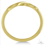 Plain Metal Infinity Loop Right-Hand Fashion Ring in 14k Yellow Gold 50706 - Image 2
