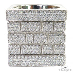 Platinum Brick City Diamond Ring 68777 - Image 2