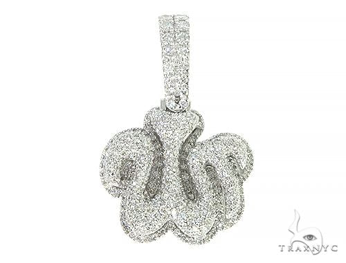 Platinum Diamond Allah Pendant 66167 - Image 1