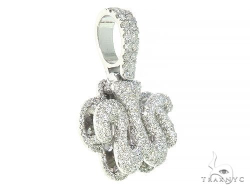 Platinum Diamond Allah Pendant 66167 - Image 2