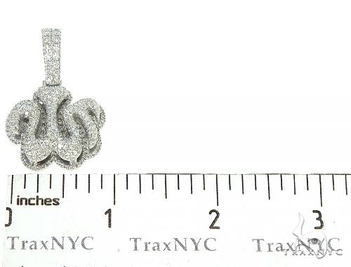 Platinum Diamond Allah Pendant 66167 - Image 7