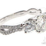 Platinum Diamond Three Stone Ring 64757 - Image 1