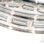Platinum Emerald Diamond Band 45402 - Image 3