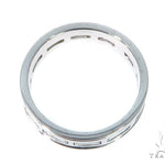 Platinum Emerald Diamond Band 45402 - Image 6