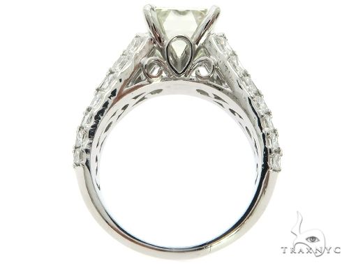 Platinum Emerald Diamond Ring 61587 - Image 10