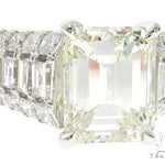Platinum Emerald Diamond Ring 61587 - Image 3