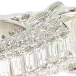 Platinum Emerald Diamond Ring 61587 - Image 7