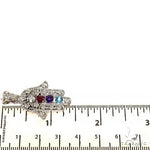 Platinum Hamsa Birthstone Pendant 68385 - Image 6