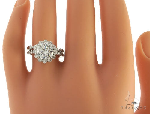 Platinum Prong Diamond Bridal Set 57224 - Image 13