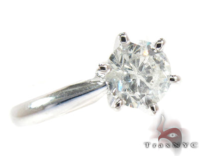 Platinum Solitaire Ring 2497 - Image 1