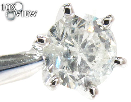 Platinum Solitaire Ring 2497 - Image 3