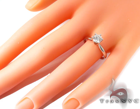 Platinum Solitaire Ring 2497 - Image 8