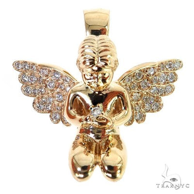 Praying Angel Diamond Pendant 68831 - Image 1