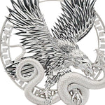 Predator Triumph Eagle Over the Serpent Pendant .999 Silver 70746 - Image 2