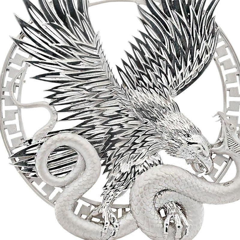 Predator Triumph Eagle Over the Serpent Pendant .999 Silver 70746 - Image 2
