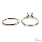 Princess Cut Diamond Engagement Ring Set 68836 - Image 5