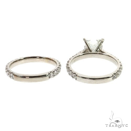 Princess Cut Diamond Engagement Ring Set 68836 - Image 5