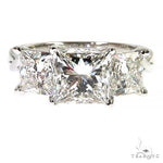 Princess Cut Diamond Engagement Ring (Lab) 68194 - Image 1