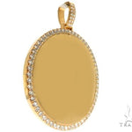 14K Gold Customizable Photo Pendant 2.5 inches 64680 - Image 2