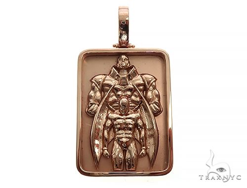 Custom Made 14K Rose Gold Apocalypse Pendant 66178 - Image 1