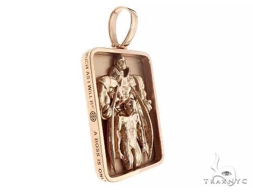 Custom Made 14K Rose Gold Apocalypse Pendant 66178 - Image 2