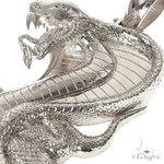 Silver Cobra Pendant 67269 - Image 3