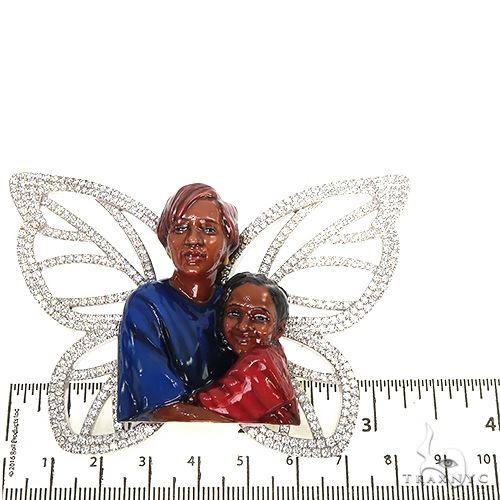 Custom Made 3D Memorial Pendant 67341 - Image 5