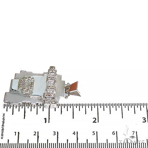 Silver Diamond Jesus Pendant With Franco Chain Set 67426 - Image 5