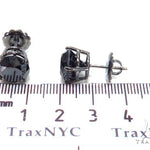 Prong Black Diamond Earrings 43159 - Image 5