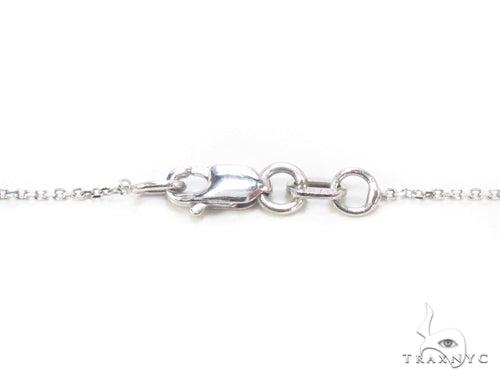 Prong Black Diamond Mustache Necklace 35266 - Image 8