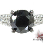 Prong Black Diamond Ring 27569 - Image 2