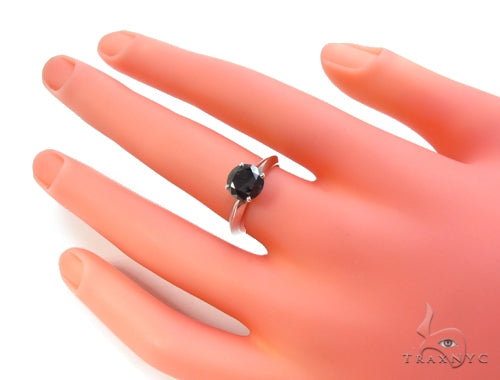 Prong Black Diamond Ring 36002 - Image 7