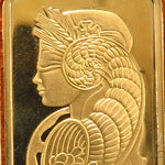 Prong Diamond 24k Gold Pendant Bar Moon Cut Chain 42206 - Image 5