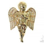 Prong Diamond Angel Pendant 36952 - Image 1