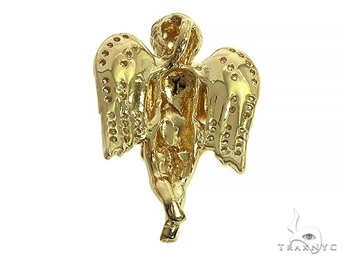 Prong Diamond Angel Pendant 36952 - Image 3
