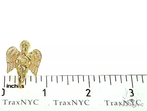 Prong Diamond Angel Pendant 36952 - Image 6