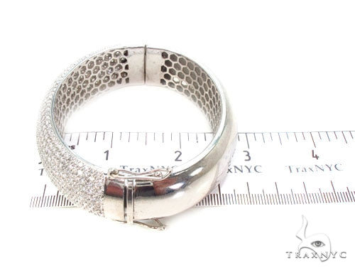 Prong Diamond Bangle Bracelet 36899 - Image 6