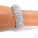 Prong Diamond Bangle Bracelet 36899 - Image 8