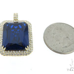 Prong Diamond Blue Fancy Pendant 49017 - Image 5
