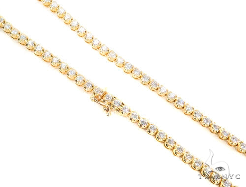Prong Diamond Chain 24 Inches 6mm   45098 - Image 1