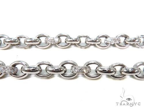 Prong Diamond Chain 26 Inches 8mm   37372 - Image 4