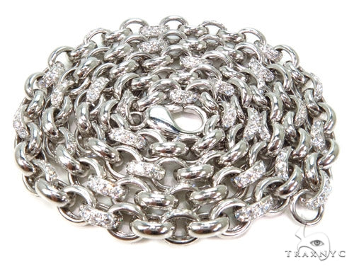 Prong Diamond Chain 26 Inches 8mm   37372 - Image 7