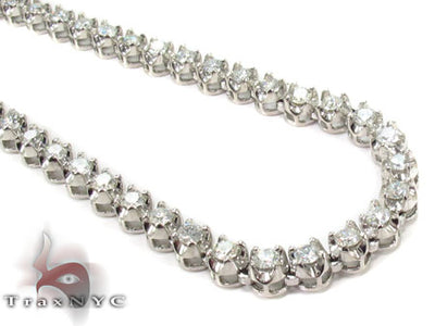Prong Diamond Chain 30 Inches 5mm   28414 - Image 1