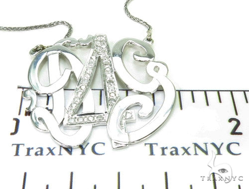 Diamond Monogram Pendant 37393 - Image 10