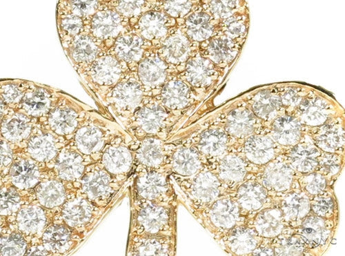 Prong Diamond Clover Pendant 37346 - Image 2