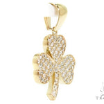 Prong Diamond Clover Pendant 37346 - Image 4