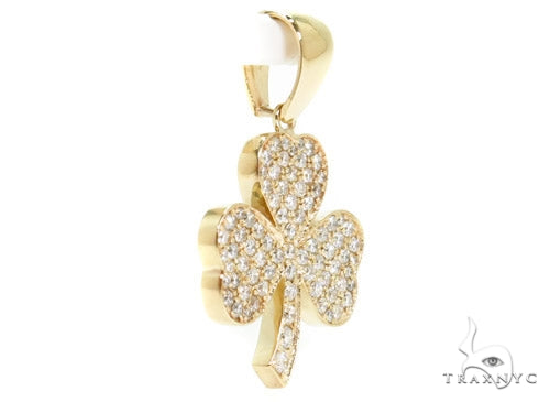 Prong Diamond Clover Pendant 37346 - Image 4